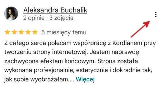 pozyskiwanie linku do oceny Google
